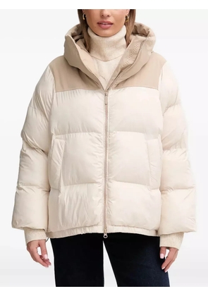 bomboogie Nagoja hooded panelled jacket - Neutrals