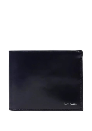Paul Smith bi-fold stripe wallet - Blue