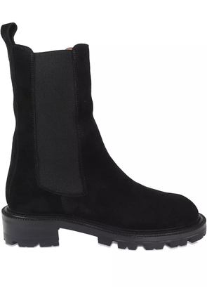 Paris Texas ridged-sole leather boots - Black