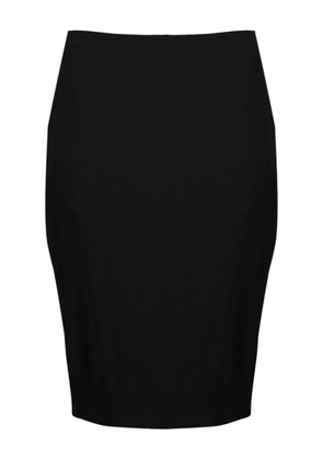 Saint Laurent Cassandre zip-fastening pencil skirt - Black