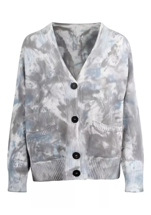 PLOUMANACH tie-dye pocket cardigan - Grey
