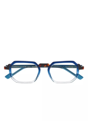 Face À Face geometric-frame Flicker2 glasses - Blue