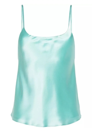 Max Mara Niagara silk top - Blue