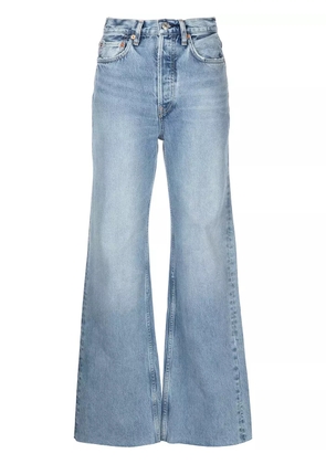 RE/DONE 70s Ultra high-rise wide-leg jeans - Blue