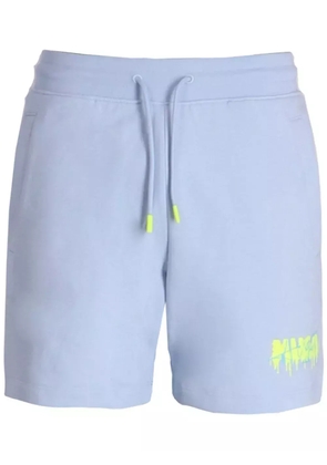 HUGO Dapalmi cotton shorts - Blue