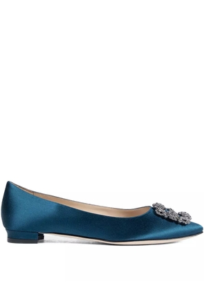 Manolo Blahnik Hangisiflat pumps - Blue