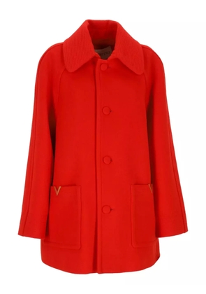 Valentino Garavani pocket-detail coat - Red