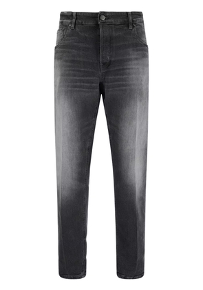 PT Torino whiskering detail slim-cut jeans - Black