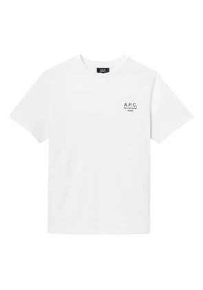 A.P.C. logo-print T-shirt - White