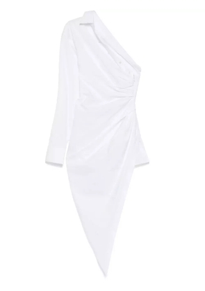 Alexander Wang tailored asymmetric midi dress - White