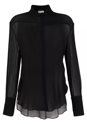 Patou Painter textured cotton shirt - Black