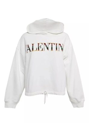 Valentino Garavani Pre-Owned logo-embroidered sweatshirt - White