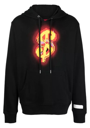 Mostly Heard Rarely Seen 8-Bit Money Sign graphic-print cotton hoodie - Black