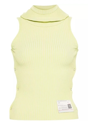 Maison MIHARA YASUHIRO logo-patch top - Yellow