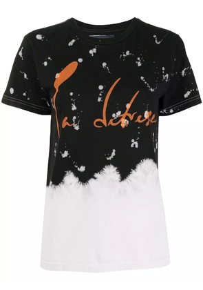 La Detresse logo-print cotton T-Shirt - Black