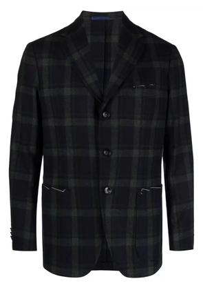 SARTORIO NAPOLI plaid-check virgin wool blazer - Grey