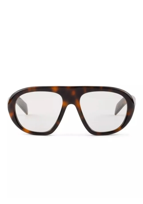 Prada Eyewear pilot-frame sunglasses - Brown