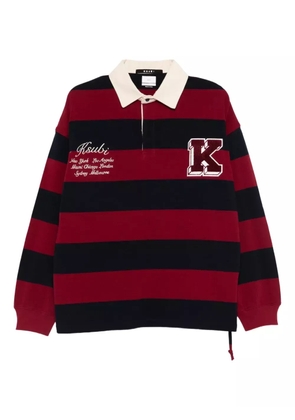 Ksubi Rugged Rugby Jersey Fire Fade sweatshirt - Red