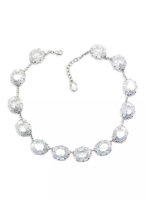 Jennifer Gibson Jewellery 2000s crystal rivière-style necklace - Silver