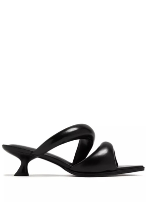 JW Pei kitten-heel leather mules - Black