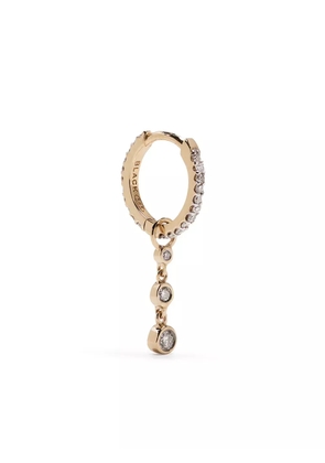 Maria Black 14kt yellow gold diamond Mademoiselle huggie earring