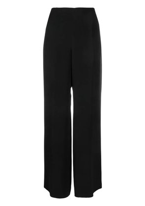 Giorgio Armani Pre-Owned 1990s wide-legged tailored silk trousers - Black