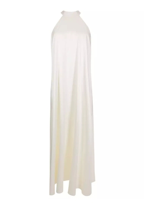 Lethicia Bronstein Bly halterneck maxi dress - White