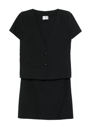 Courrèges Pre-Owned 2000s cotton suit - Black