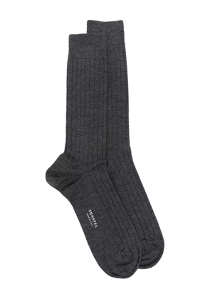 Sunspel ribbed socks - Grey