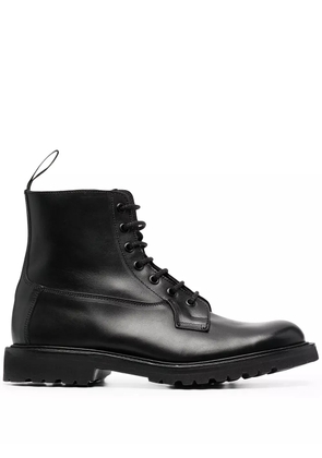 Tricker's lace-up ankle boots - Black