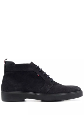 Tommy Hilfiger lace-up suede ankle boots - Blue