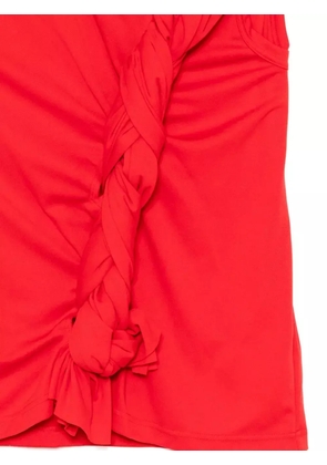 Comme Des Garçons knot-detail vest - Red