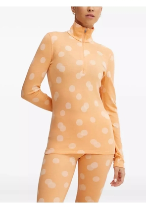 icebreaker zip-neck ski top - Orange