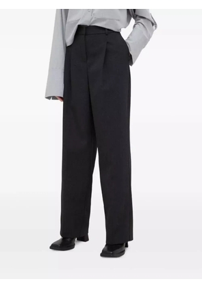 HERSKIND pleated belt-loops trousers - Grey