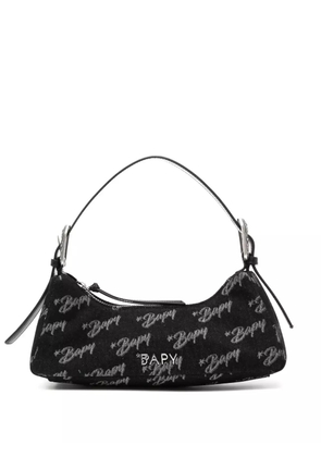 BAPY BY *A BATHING APE® monogram denim shoulder bag - Black