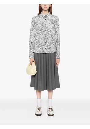 Bergfabel floral-print shirt - White