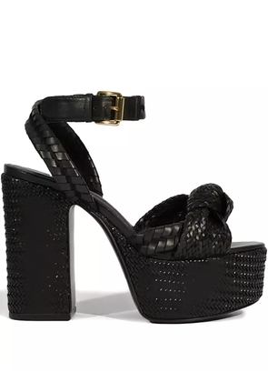 Schutz 120mm Khari platform sandals - Black