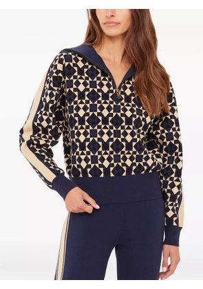 The Upside COSMO KAIRO half-zip knit - Blue