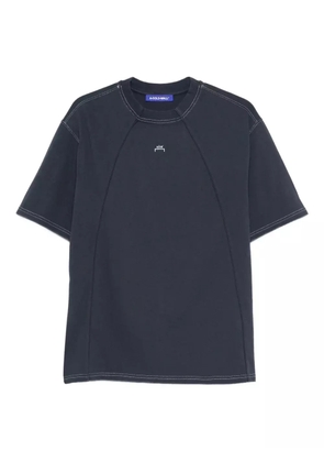 A-COLD-WALL* Millbank topstitched T-shirt - Blue