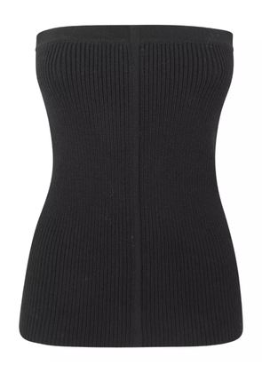 Rick Owens ribbed tube top - Black