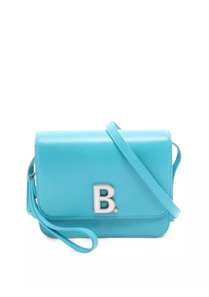 Balenciaga Pre-Owned 2010-2025 Calfskin Small B Shiny Box crossbody bag - Blue