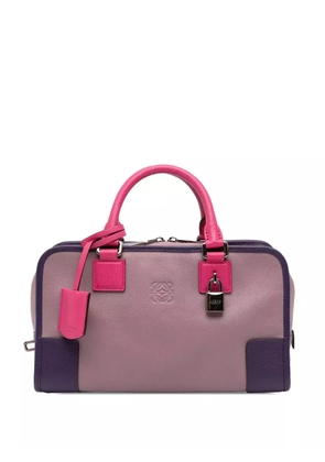 Loewe Pre-Owned 2012 Tricolor Goatskin Amazona 28 handbag - Purple