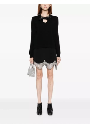 Dice Kayek wool blouse - Black