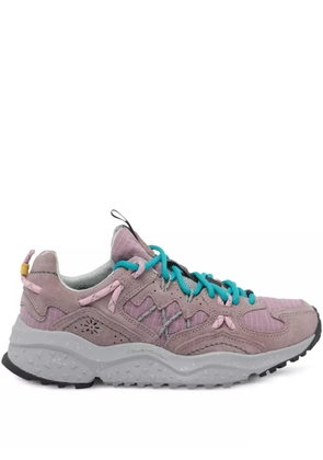 FLOWER MOUNTAIN Yamabushi suede sneakers - Purple