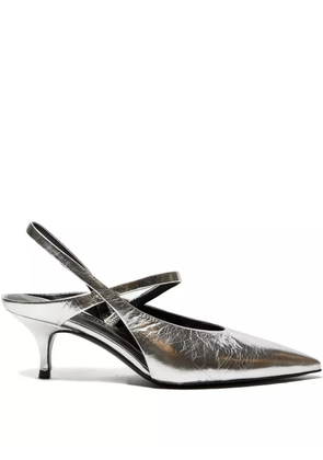GUGLIELMO ROTTA 55mm Arven Scratch pumps - Silver