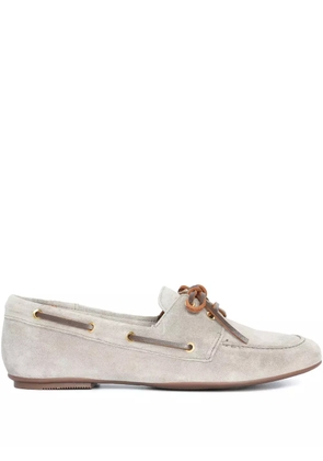 Sarah Chofakian Moon Basket loafers - Grey
