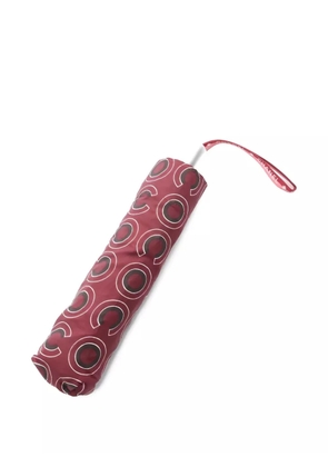 CHANEL Pre-Owned 1986-1988 Coco Mark-pattern umbrella - Red