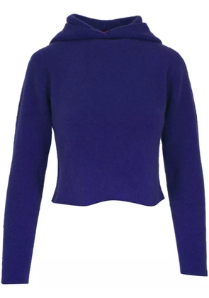 The Elder Statesman cashmere hoodie - Blue