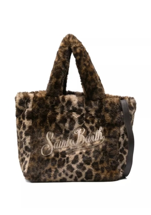 MC2 Saint Barth Colette leopard-print tote bag - Brown