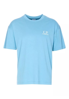 C.P. Company logo-print round-neck T-shirt - Blue